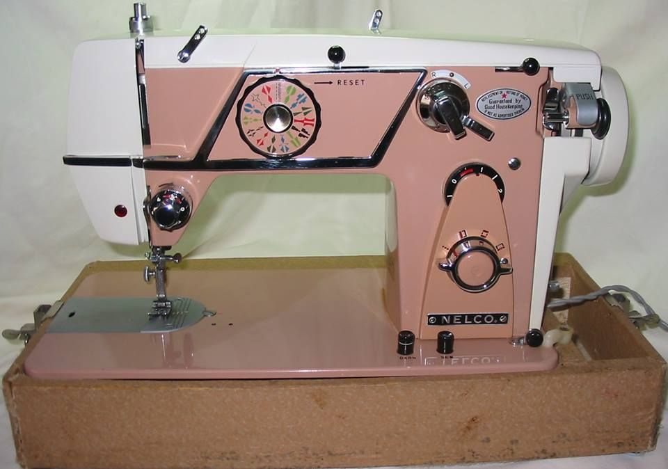 Grant Gray's favorite vintage sewing machine, the Nelco R-2000.