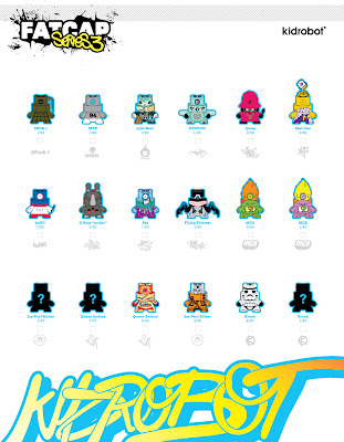 Kidrobot Fatcap Series 3 Checklist and Ratios