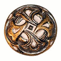 antique metal button, Reuzeit Emporium