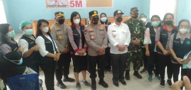 Kapolda Sumut Hadiri Gebyar Vaksin Massal di Kabupaten Simalungun