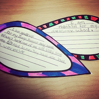 Student project/ scenery for an elementary music program, based off the book "The Gratitude Tree." Blog post also includes song and dance suggestions!