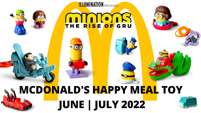 McDonald's Happy Meal Toy June / July 2022 :  Minions - the Rise of Gru