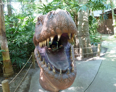 Dinosaur head at Dinosaur World, Orlando