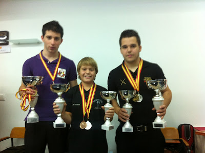 Kike Bañuls, Jonás Souto y Pedro Javier Saura.