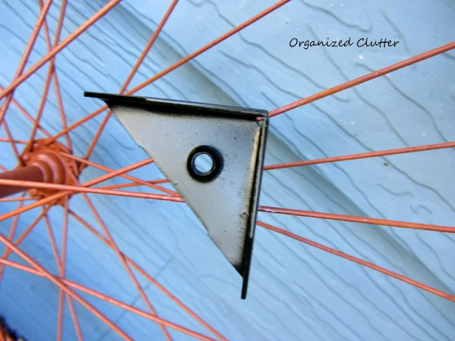 Up-cycled Bicycle Wheel Garden Pumpkin