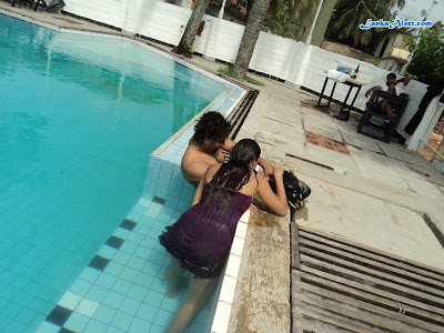 Underwater photo shoot with Udari Warnakulasooriya