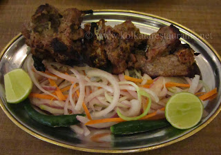 Mutton Barbeque Chops Special Indian Mughlai dish near Golpark Gariahat Rashbehari at Aminia outlet