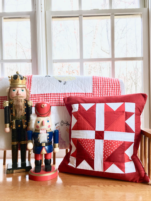 Aurifil Christmas Cushion Cover