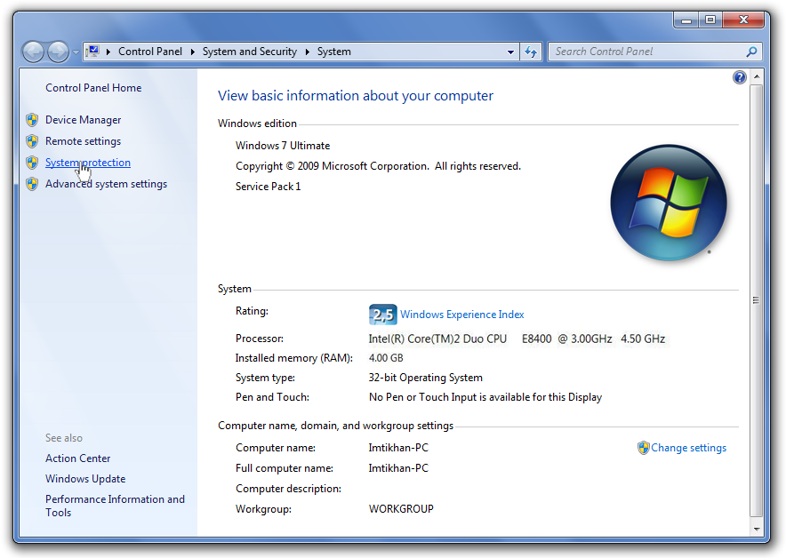 Cara Membuat Restore Point di Windows 7