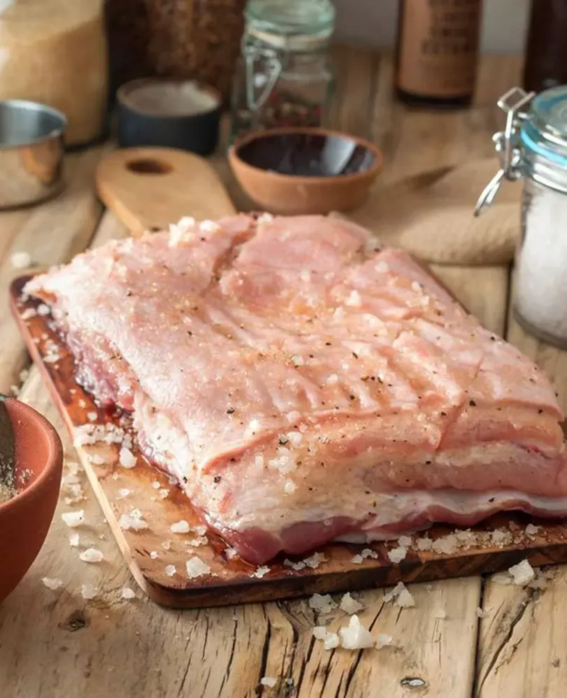 Ba chỉ lợn rút xương
