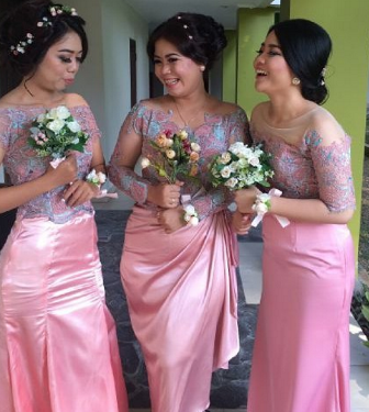 6+ Model Kebaya Brokat Semi Prancis Modern Terbaru Trend 