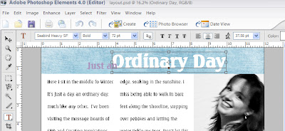 Screenshot of Title Fonts by Julie Ann Shahin for Everyday Digital Scrapbooking