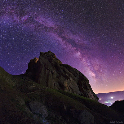 milky way high exposure