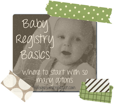 Baby Registry Basics - Where to Start with So Many Options