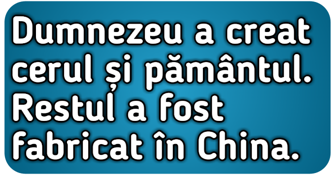 Dumnezeu a creat cerul și pământul