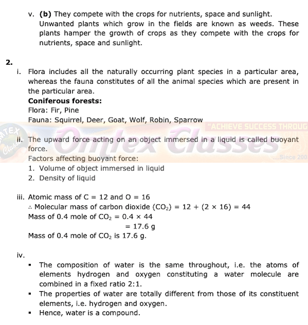 9th Standard Science Maharashtra Board Question Papers with Complete Solution.