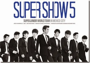 Super Junior 5 five super boletos ticketmaster compra hasta adelante 2013