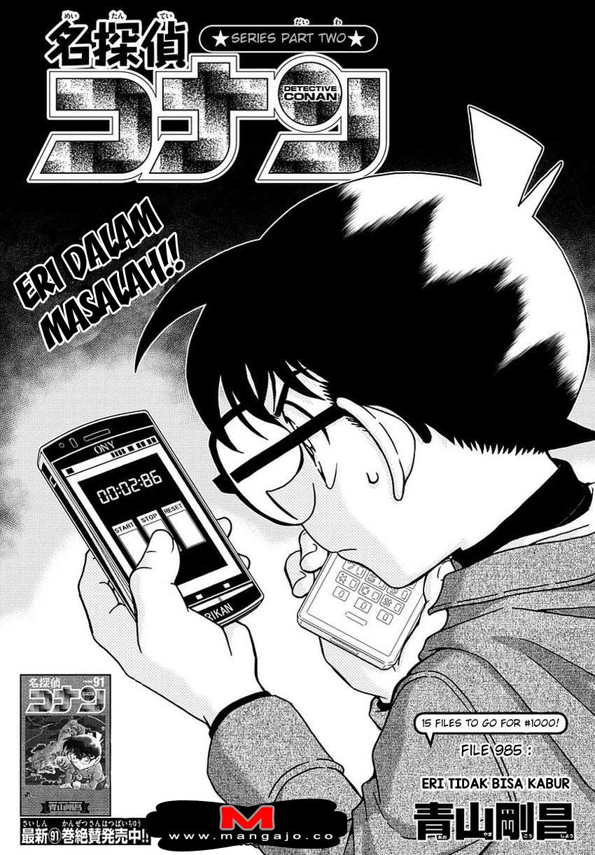 Download Detective Conan Chapter 985 Indonesia Bhs dan Spoiler Conan File 986