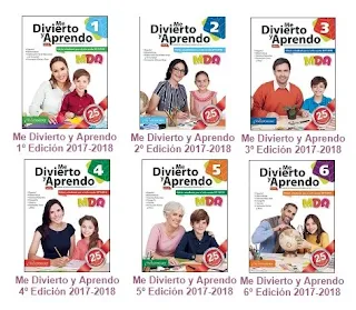 Colección Me Divierto y Aprendo de 1° a 6° Bloque 1 2017