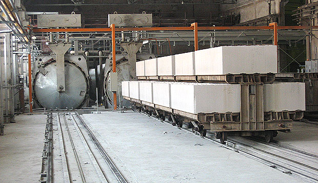 Manufacturing of aerated concrete