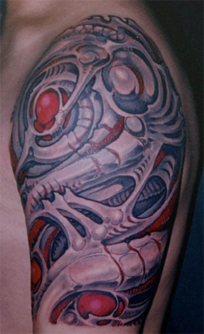 BioMechanical Tattoo Pictures Collection
