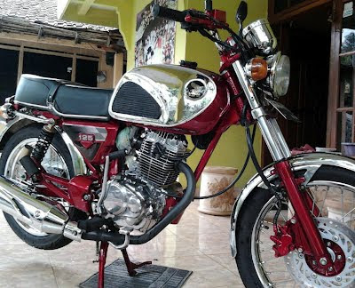  Modifikasi  Honda  CB  Nganjuk  Kumpulan Modif  Honda  CB  100  