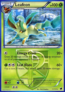 Leafeon Plasma Freeze Pokemon Card Review