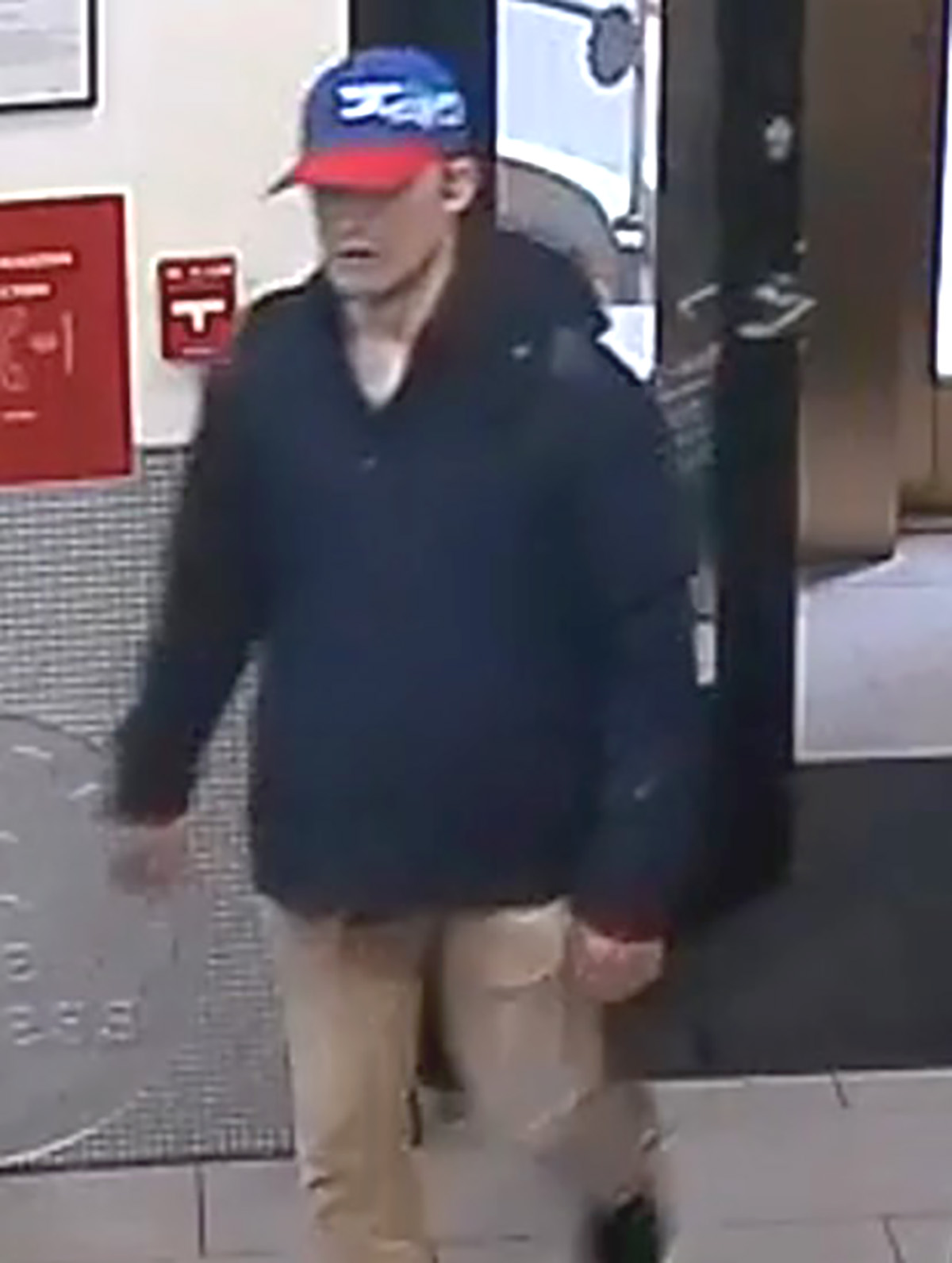 The NYPD is searching for this man in connection with the pepper spraying of a senior inside a Downtown church. -Photo by NYPD