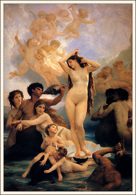 birth of venus,William Adolphe Bouguereau,Venus