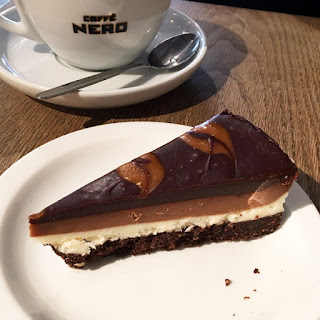 Vegan chocolate cheesecake Caffe Nero