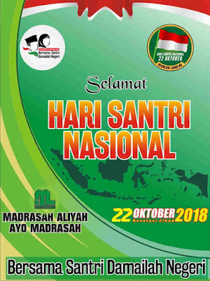 Menyambut peringatan Hari Santri Nasional Tahun  Spanduk dan Baliho Hari Santri Nasional