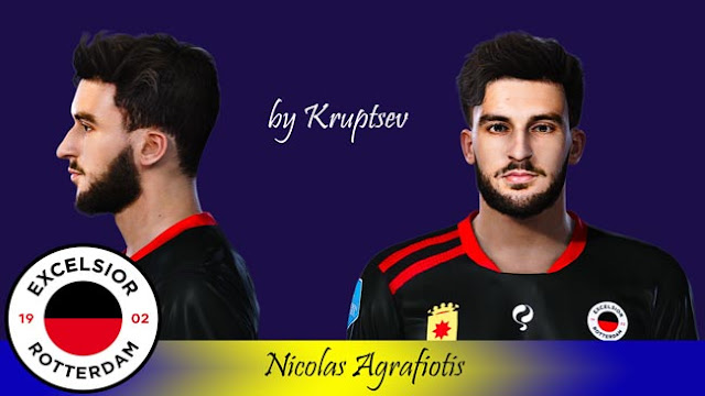 Nikolas Agrafiotis Face For eFootball PES 2021