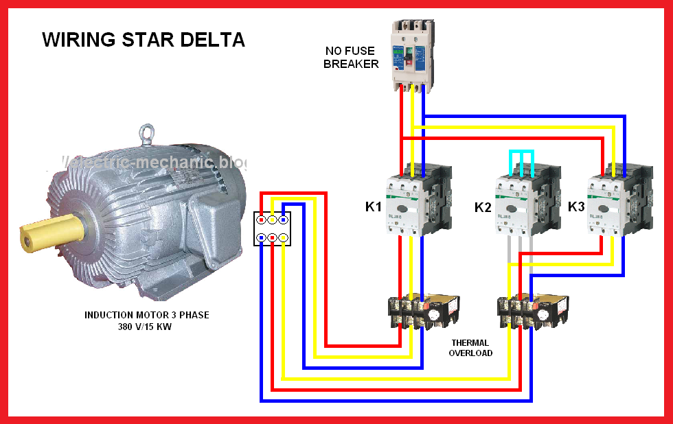 Star Delta Motor Connection Diagram