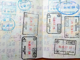 パスポートのページ