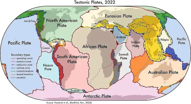 New Map Shows Earth’s Tectonic Plates In Unprecedented Detail