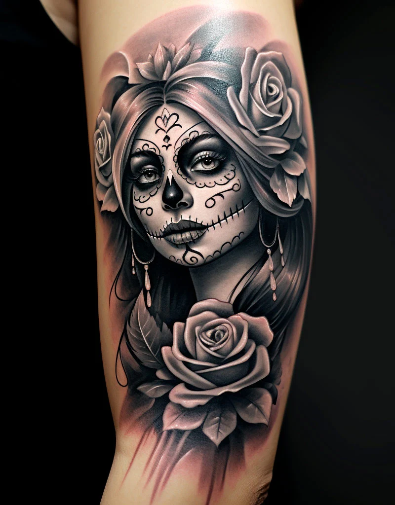 Tatuajes de Catrinas Mexicanas