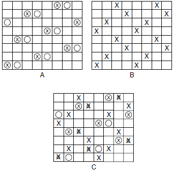 Construction of crepe weave by insertion of one weave over another
