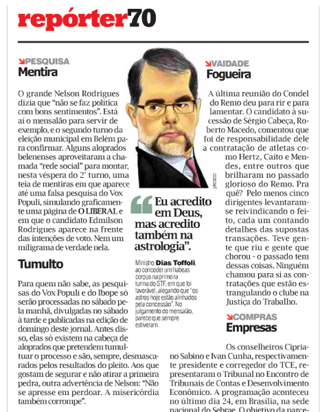 Pesquisa mentira