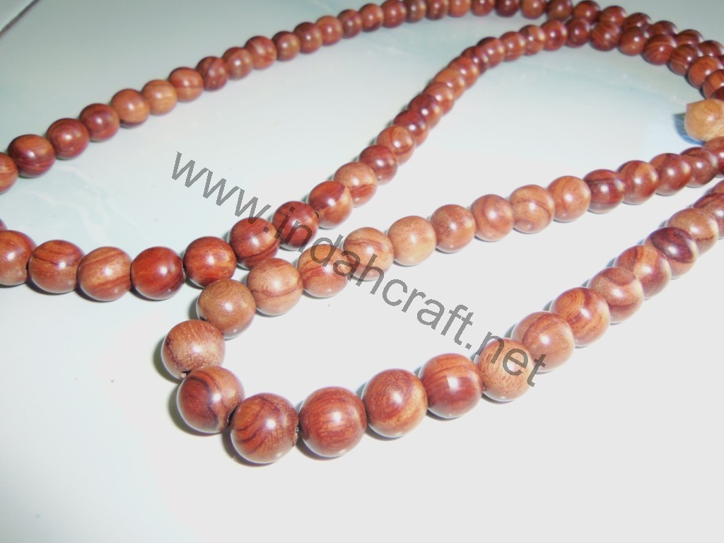 Tasbih Muslem 99 Galih Kayu  Nagasari 10mm INDAH CRAFT