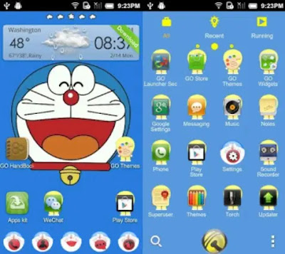 Download Tema Doraemon Untuk Hp Android Oppo Vivo Xiaomi Samsung