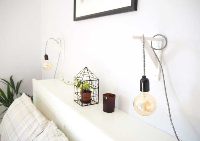 DIY | Make Your Own Pendant Bedside Lamps