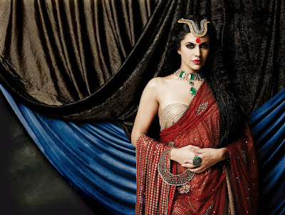 Mandira Bedi Hot Gaja Jewellery Ad PhotoShoot