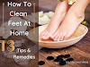  How To Clean Feet At Home | 13 - Winter Foot Care Tips & Home Remedies