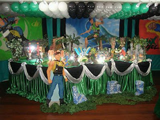 Fiestas Infantiles Decoradas con Max Steel