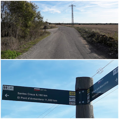 Prenafeta a Santes Creus GR-175 Ruta del Cister, Camí del Pla de Santa Maria a Santes Creus i Aiguamúrcia