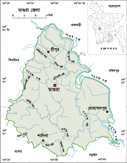 atlas of magura district, bangladesh