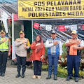 Kapolrestabes Medan Cek Pospam Ops Lilin Toba di Sibolangit 