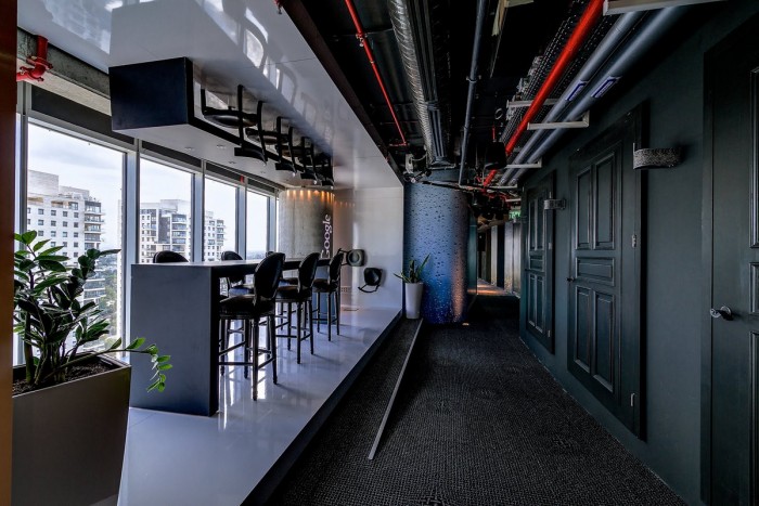 Picture of black interior design