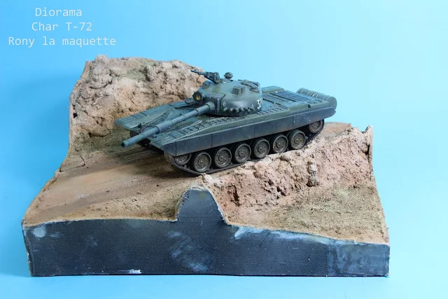 Diorama pour le char T-72 Academy au 1/48