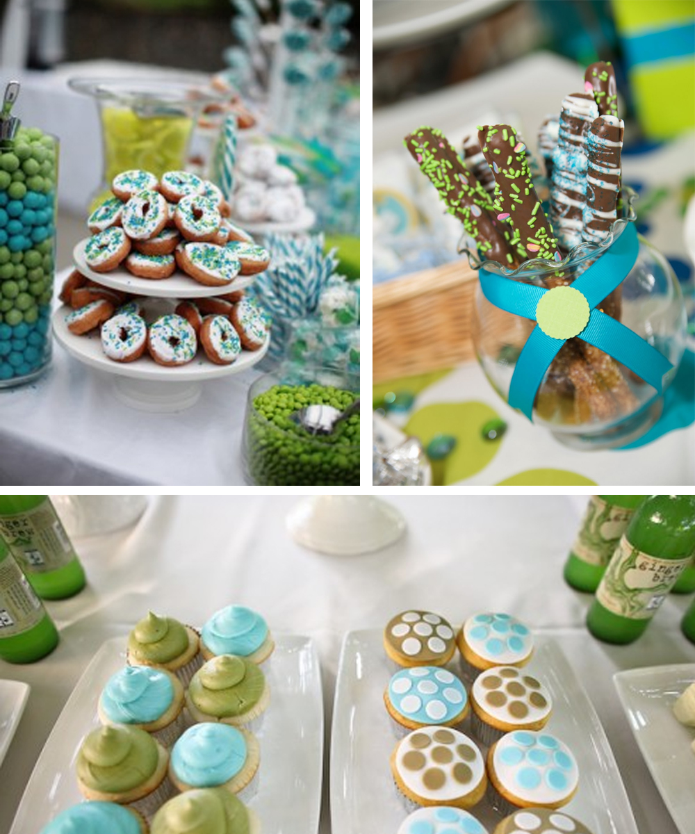 Blue and Green Country Wedding